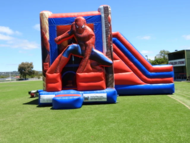 large jumping castle Spiderman