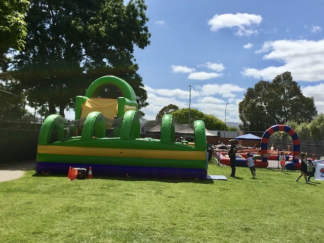 event with a free jumping castle