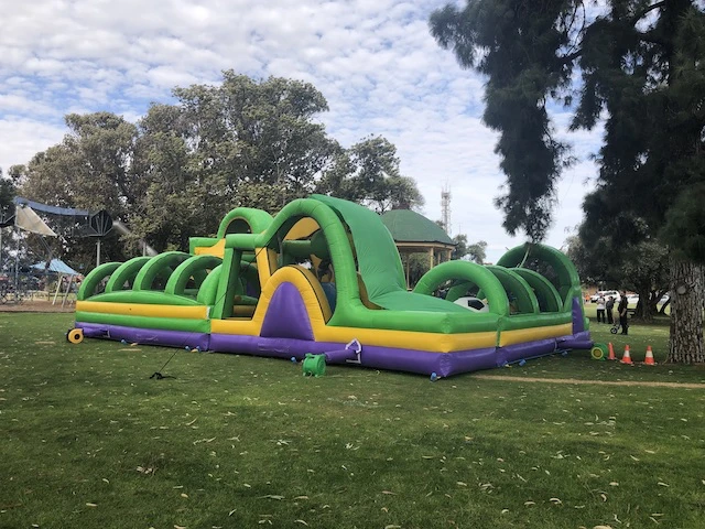 Rear view of Obstacle Course Jumping Castles​