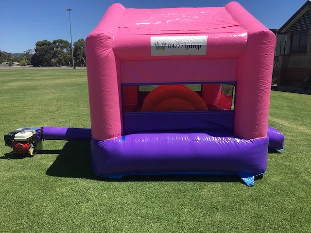 mini pink bouncy castle