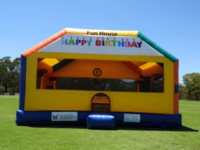 Happy birthday jumping castle