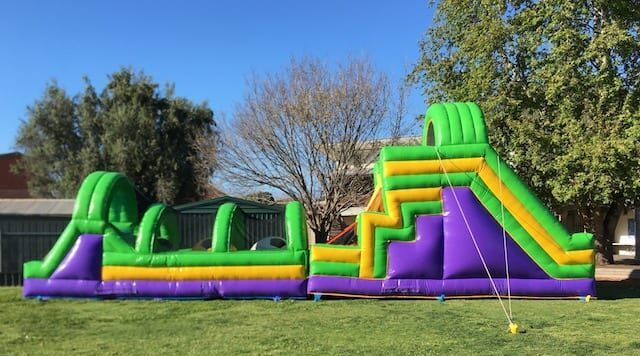 2 part inflatable obstacle course
