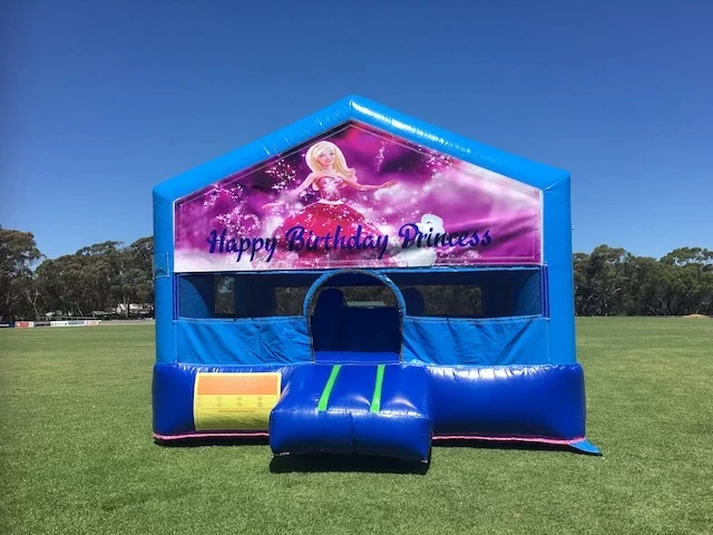 small bouncy castle party princess