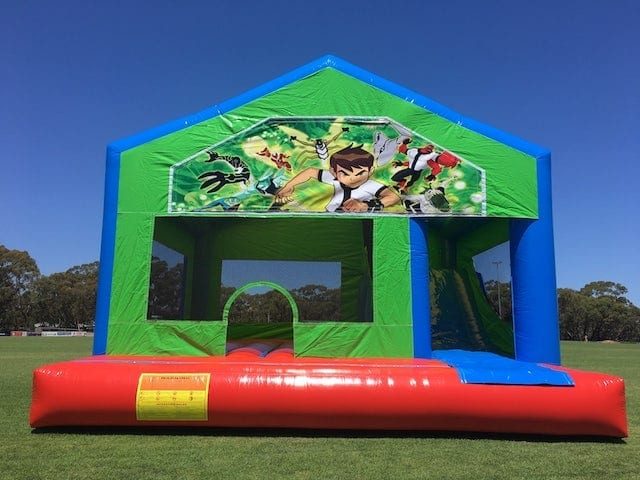 inflatable bouncer with slide