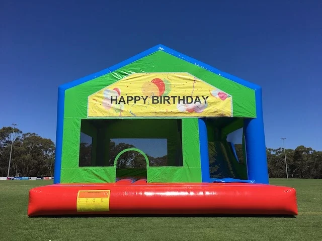 Jumping castle happy birthday