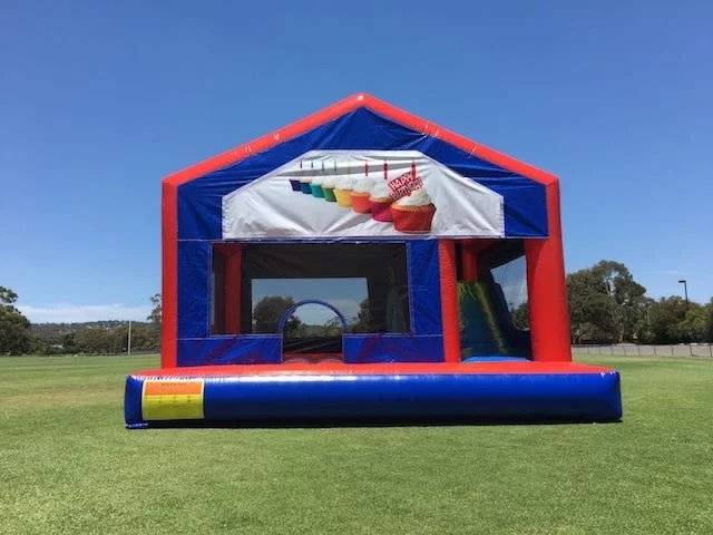 Jumping castle Happy birthday banner