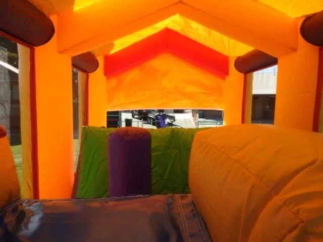 Inflatable obstacle inside view